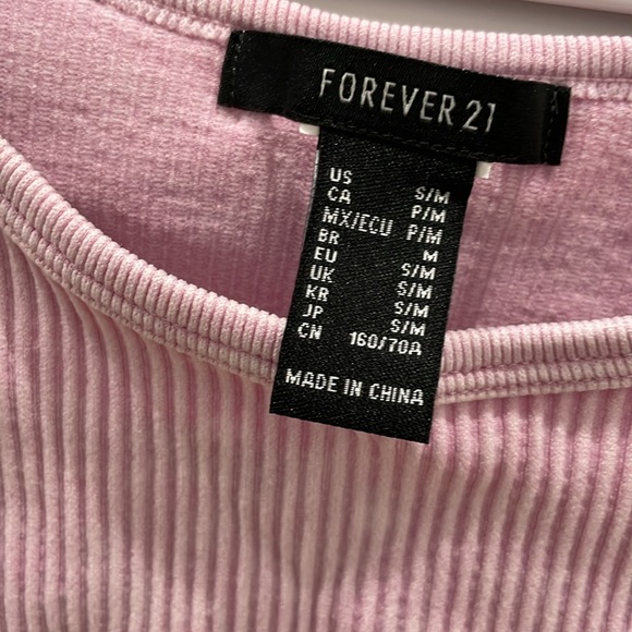 Light Pink Ribbed Tank - Picture 2 of 3